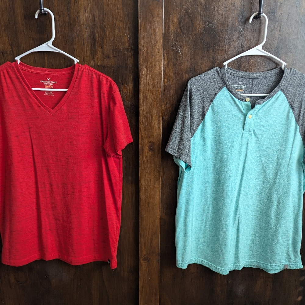 American Eagle Men Tops Set Of Two